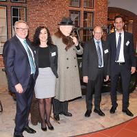 Karl Baumann (AGVS), Jennifer Isenschmid (AGVS), Kurt Giger (Leiter Sales Ernst Ruckstuhl AG) und Marc Kessler (CEO Quality1 AG)